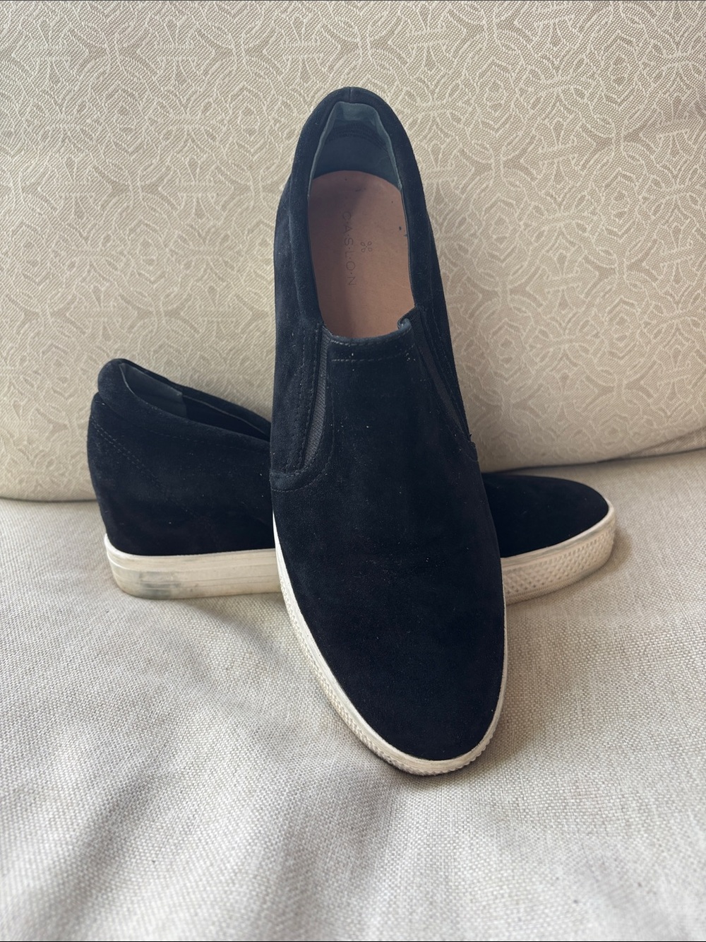 Caslon Black Wedge Sneakers